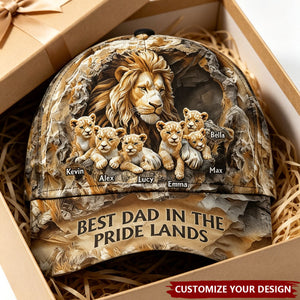 Papa Lion - Personalized Father Classic Cap