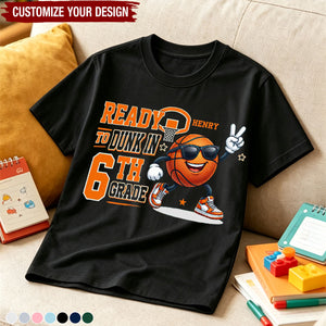 1st, 2nd Grade Game On Gift For Back To School, Basketball Kids - Personalized Shirt