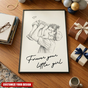 Custom Gift With Photo Father's Day Gift For Dad, Husband - Personalized Poster