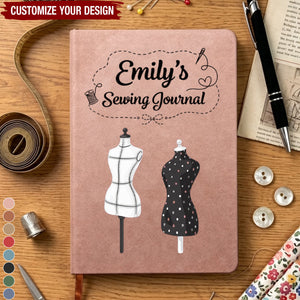 Sewing Journal Gift For Sewing Lover - Personalized Journal