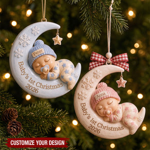 Baby's First Christmas - Personalized Acrylic Ornament