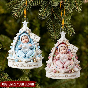 Baby First Christmas 2026 - Personalized Baby Keepsake
