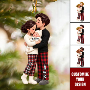 New Chapter First Christmas As Family Of Three - Christmas Tree Keepsake For New Parents