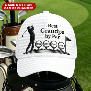 Custom Hat, All Over Print Classic Cap - Personalized Birthday Golf Gifts For Dad, Grandpa - Golf Days With Dad