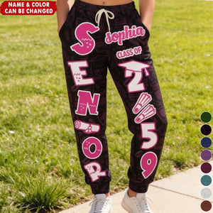 Senior High School, College - Personalized Sweatpants, Lounge Pants With Pockets