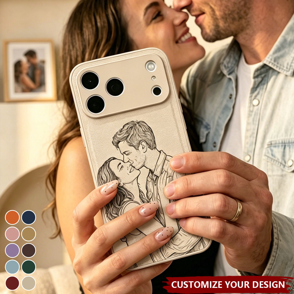 Custom Photo Phone Case Couple Gift For Her Gift For Him - Personalized Phone Case