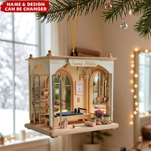Personalized Pilates Studio Christmas Ornament - Gift For Pilates Teacher Or Enthusiast