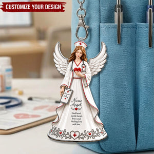 Personalized Nurse Keychain - Healthcare Worker Gift