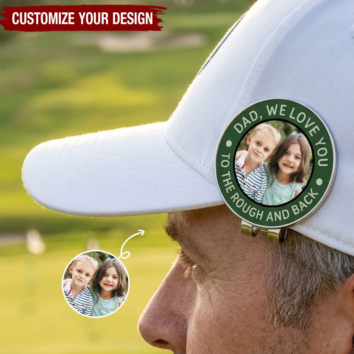 Best Dad By Par - Personalized Golf Ball MarkerBest Dad By Par - Personalized Golf Ball Marker